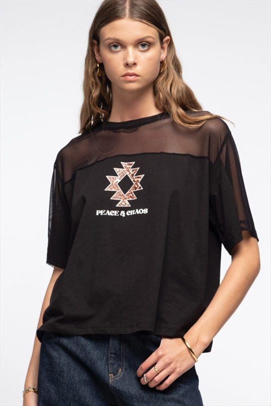 INSIGNIA T-SHIRT COTTON MESH